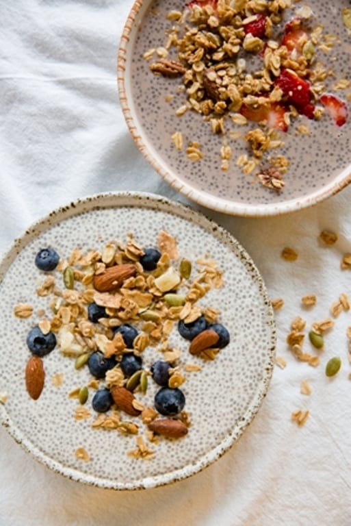 chocolate and vanilla chia puddingsmall