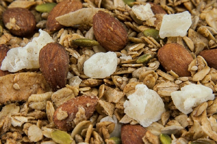 Close-up of Ginger Granola