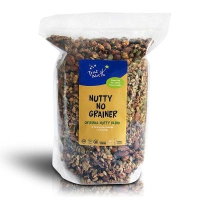 Grain Free granola bag, front