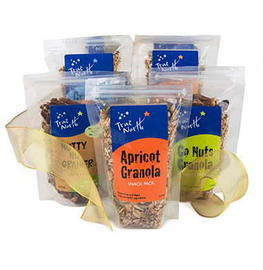 True North's granola wedding favors